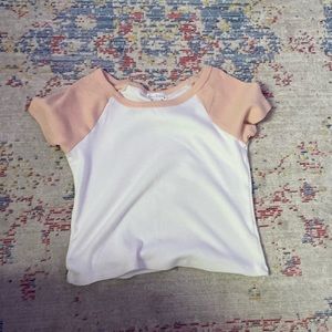 Full tilt pinkish white shirt! Size XL in kids